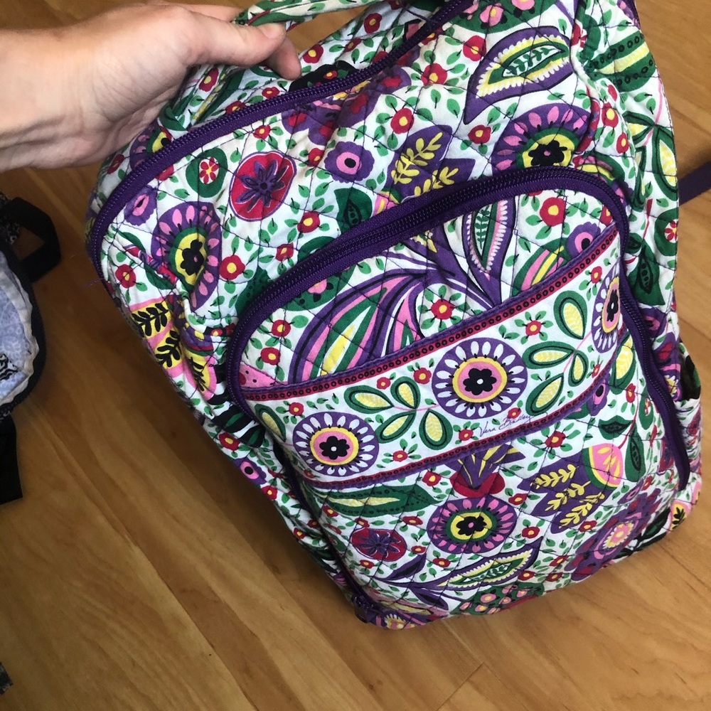 Vera Bradley Bookbag, laptop pocket included